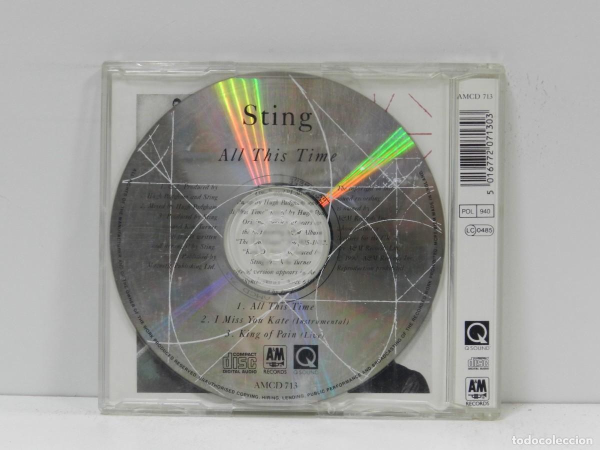 CDs de m&uacute;sica: DISCO CD. Sting &ndash; All This Time. COMPACT DISC. - Foto 2