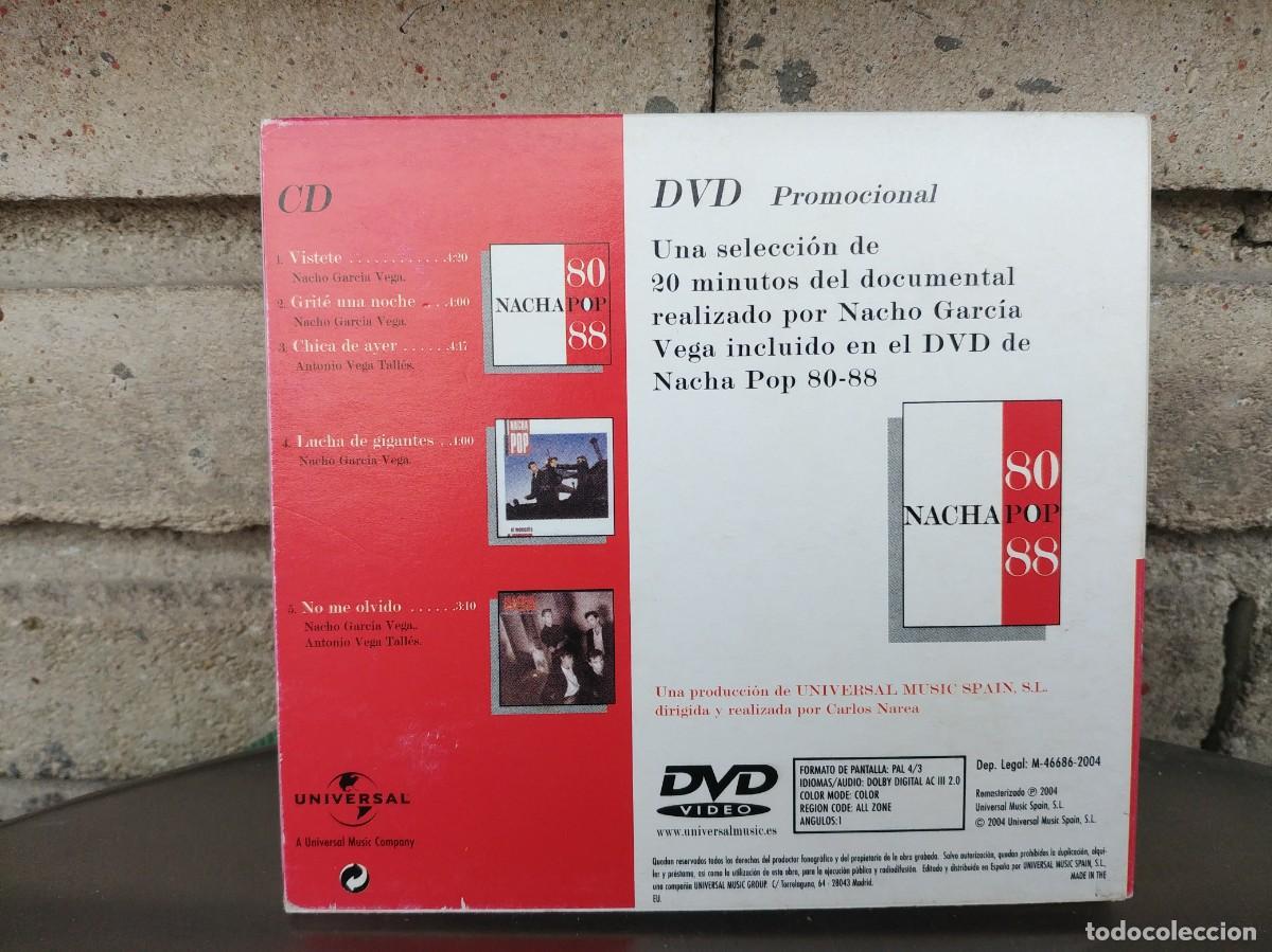 CDs de m&uacute;sica: NACHA POP-CD + DVD 80 88-DIGIPAK - Foto 3