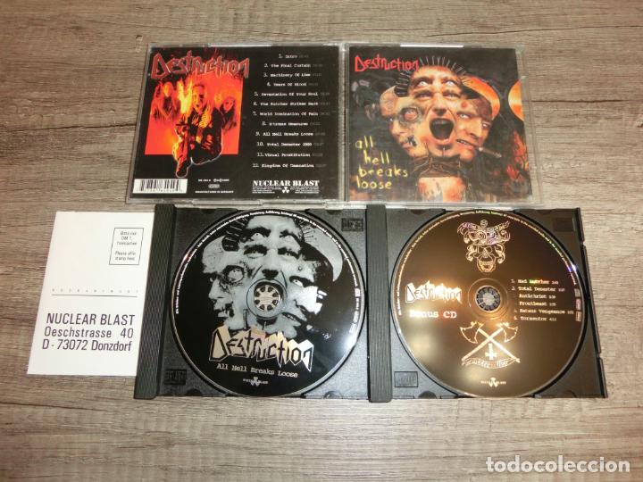 CDs de m&uacute;sica: DESTRUCTION - ALL HELL BREAKS LOOSE - Foto 1