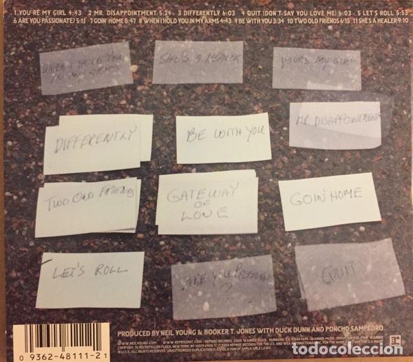 CDs de m&uacute;sica: NEIL YOUNG - ARE YOU PASSIONATE? DIGIPACK - Foto 2