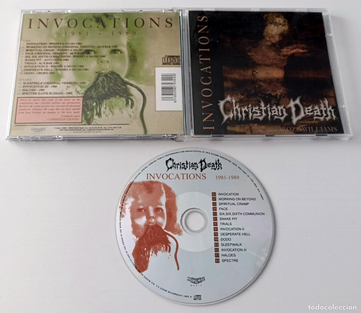 CDs de m&uacute;sica: CD CHRISTIAN DEATH - INVOCATIONS - Foto 2