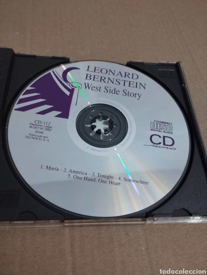 CDs de m&uacute;sica: LEONARD BERNSTEIN. WEST SIDE STORY (CD) - Foto 2