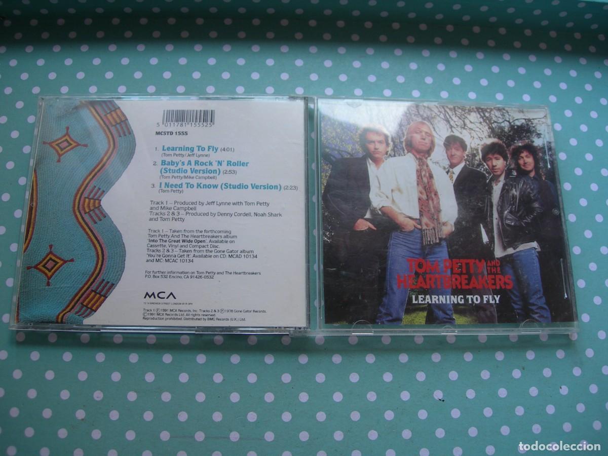 CDs de m&uacute;sica: TOM PETTY AND THE HEARTBREAKERS / LEARNING TO FLY + 2 / CD SINGLE / ROCK - Foto 1