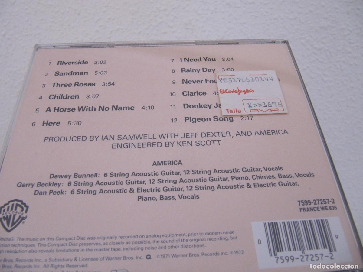 CDs de m&uacute;sica: America &ndash; America CD ORIGINAL - Foto 3