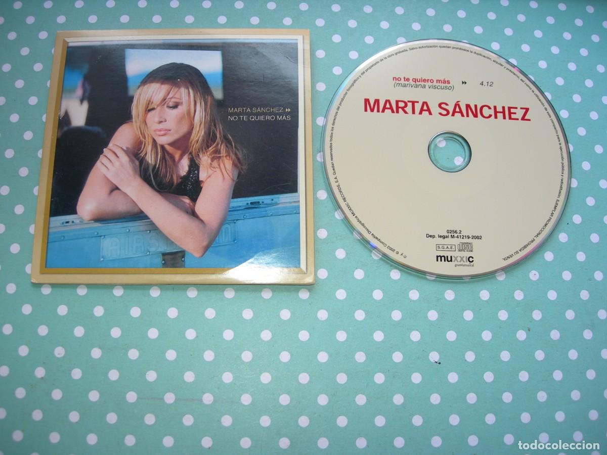 CDs de m&uacute;sica: MARTA S&Aacute;NCHEZ / NO TE QUIERO M&Aacute;S / CD SINGLE / POP - Foto 1