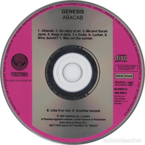 CDs de m&uacute;sica: Genesis - Abacab - Foto 3