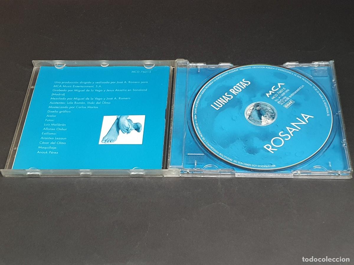 CDs de m&uacute;sica: CD ROSANA - LUNAS ROTAS - 1996 - Foto 2