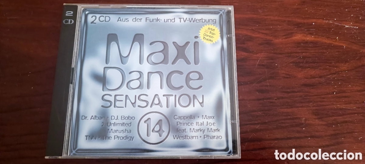 CDs de m&uacute;sica: Maxi dance sensaci&oacute;n 14, (2 cd) - Foto 1