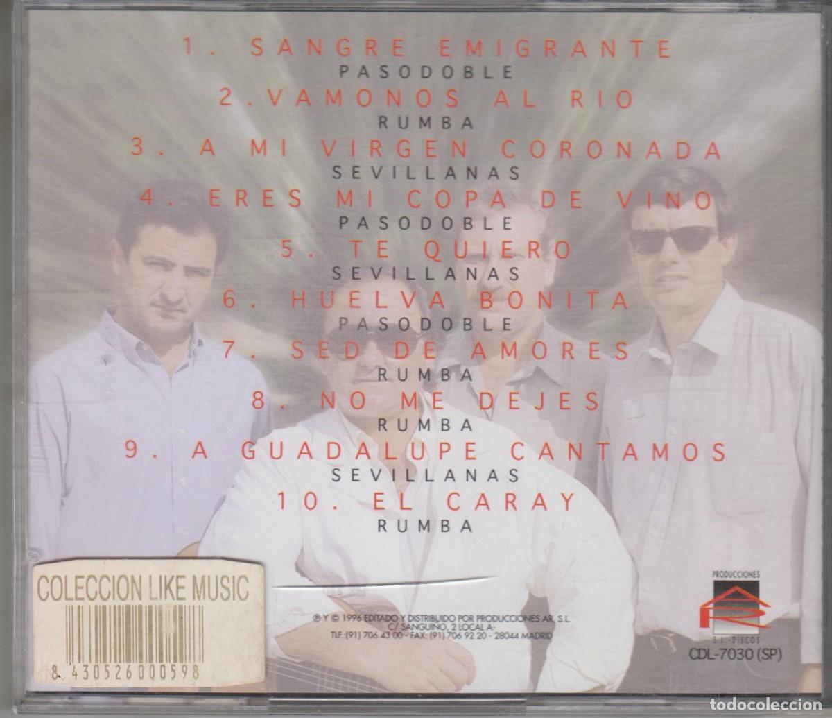 CDs de m&uacute;sica: Cabales cd Sangre emigrante 1996 - Foto 2