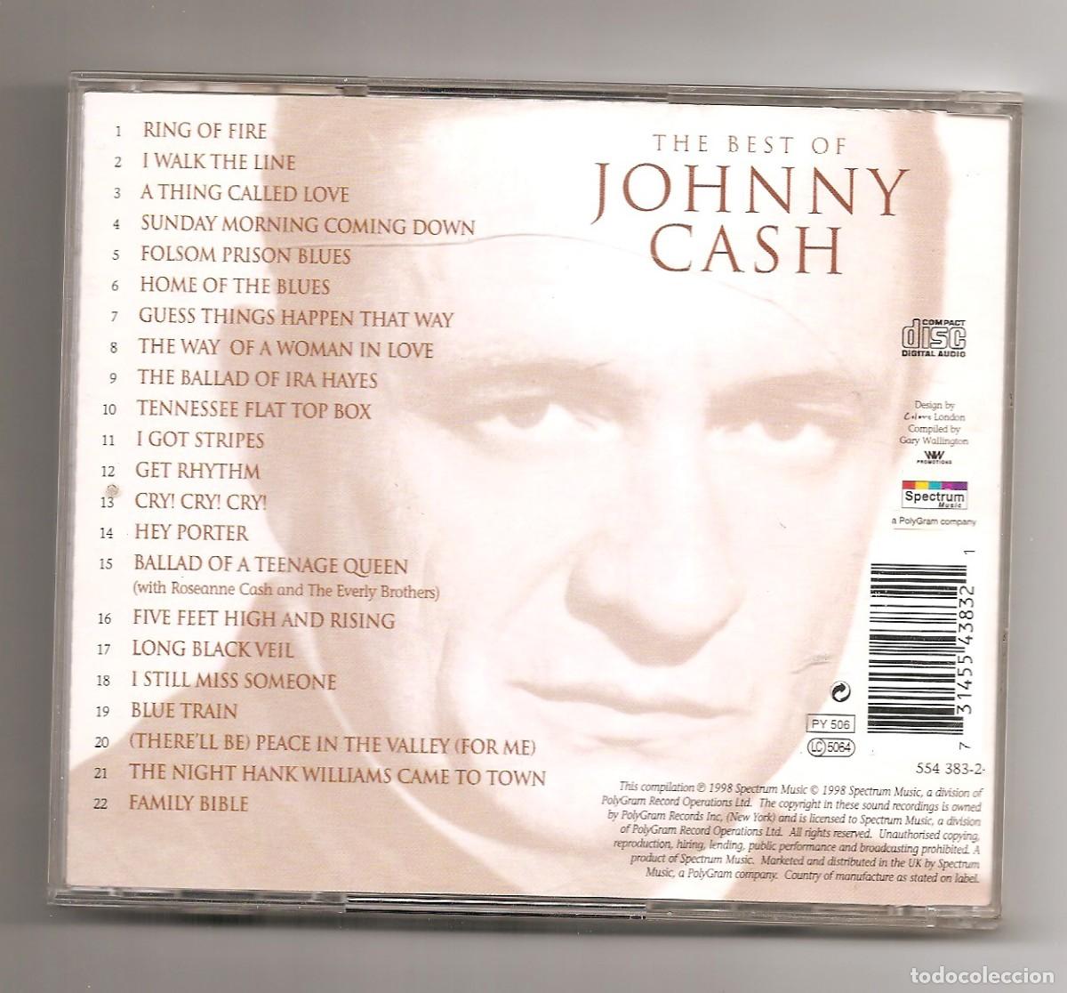 CDs de m&uacute;sica: Cd the best Johnny Cash - Foto 2