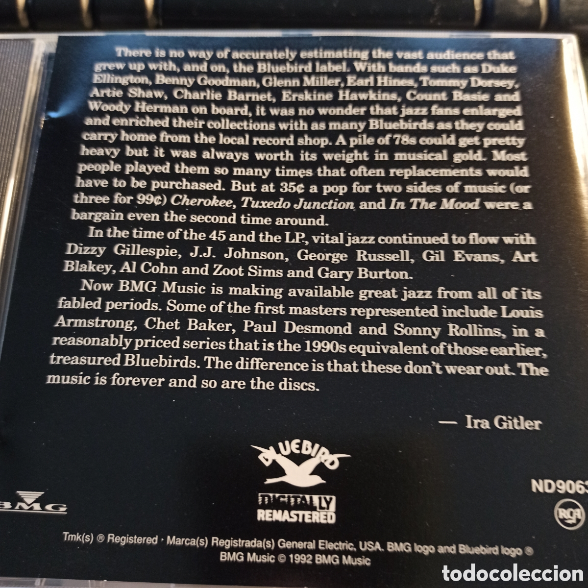 CDs de m&uacute;sica: Charlie Barnet - Cherokee - Foto 2