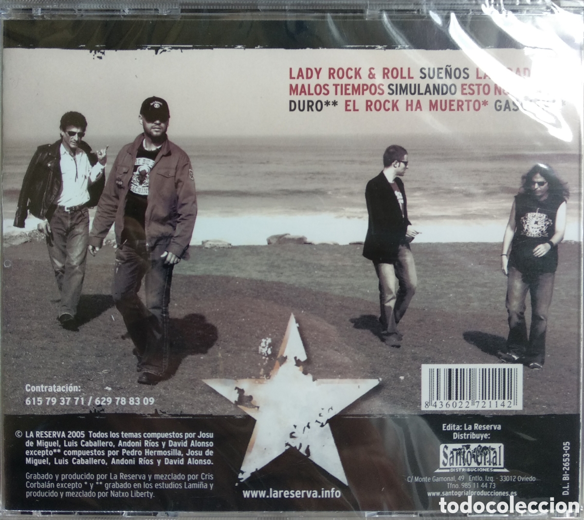 CDs de m&uacute;sica: *LA RESERVA, SPAIN, SANTO GRIAL, 2005 - Foto 2