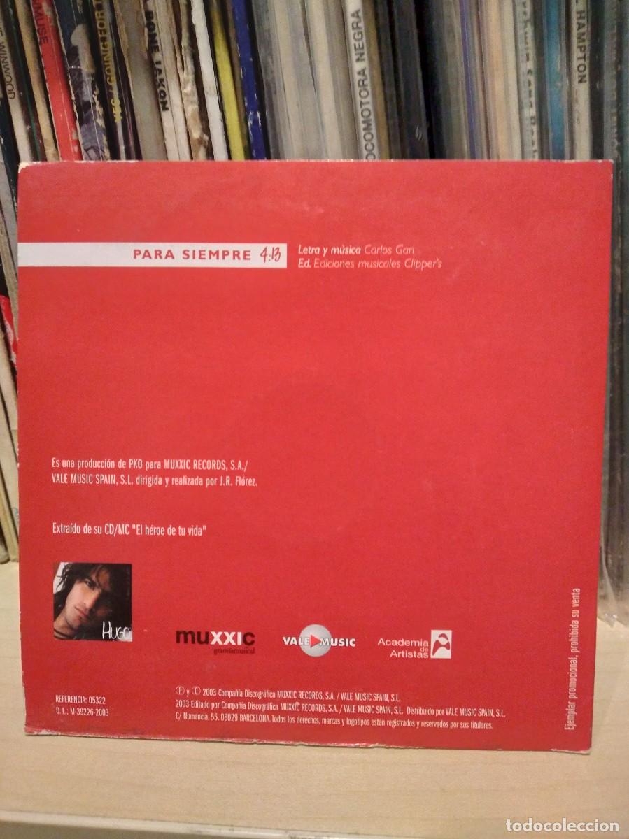 CDs de m&uacute;sica: Hugo - Para Siempre - Cd Single - - Foto 2