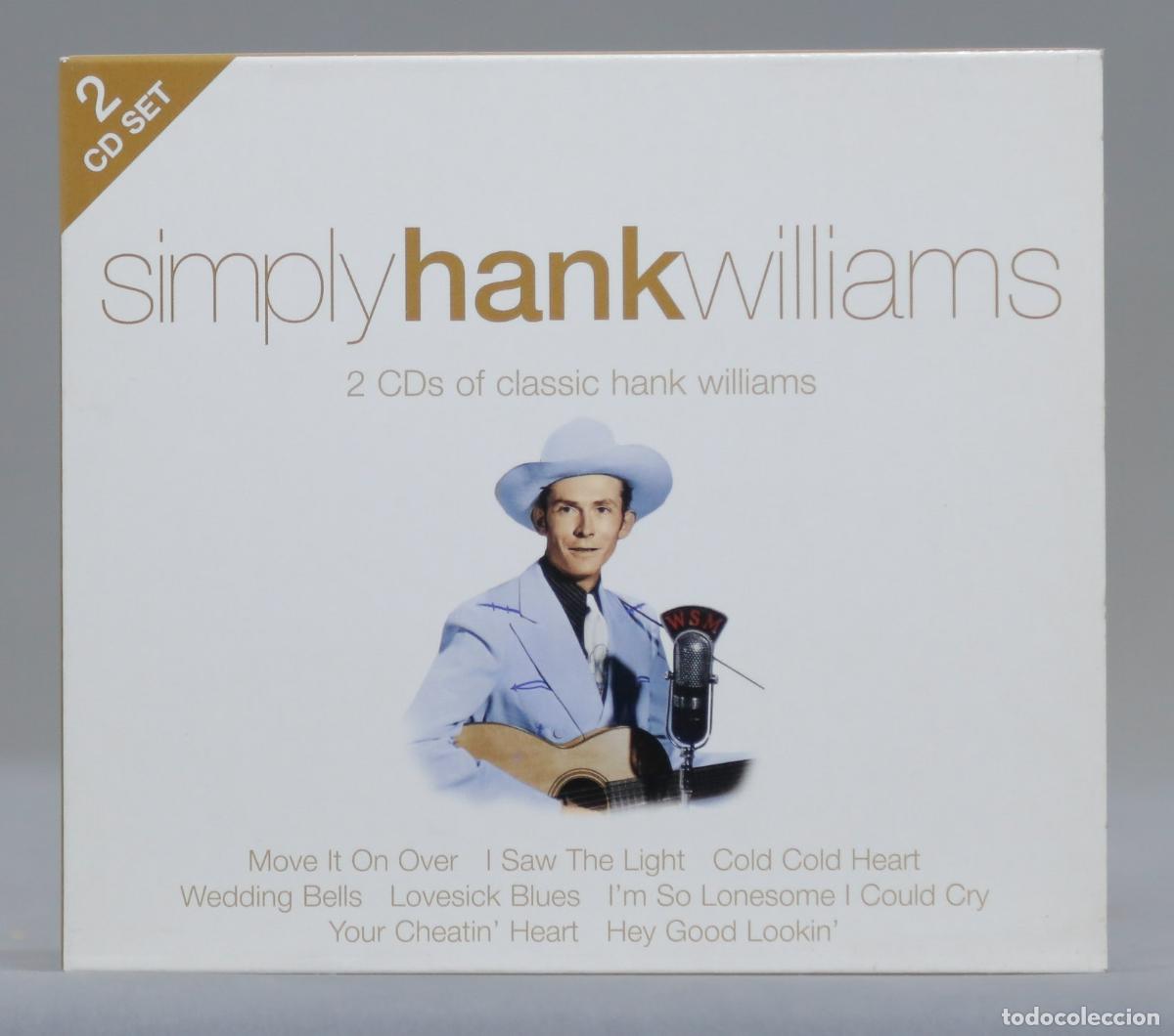 CDs de m&uacute;sica: 2 CD. Hank Williams &ndash; Simply Hank Williams - Foto 1