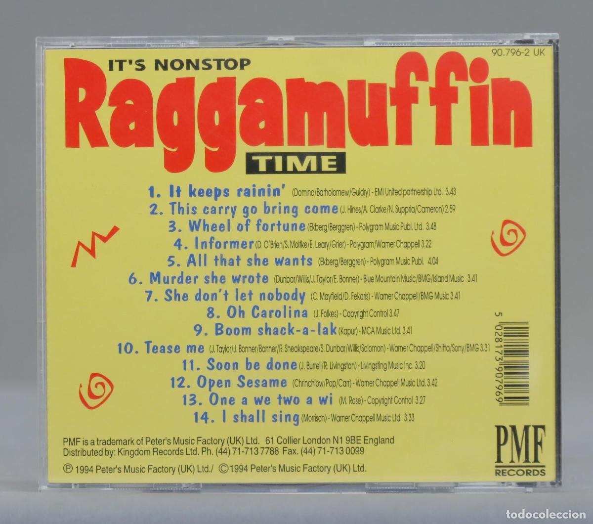 CDs de m&uacute;sica: CD. RAGGAMUFFIN. VOL. 7 - Foto 2