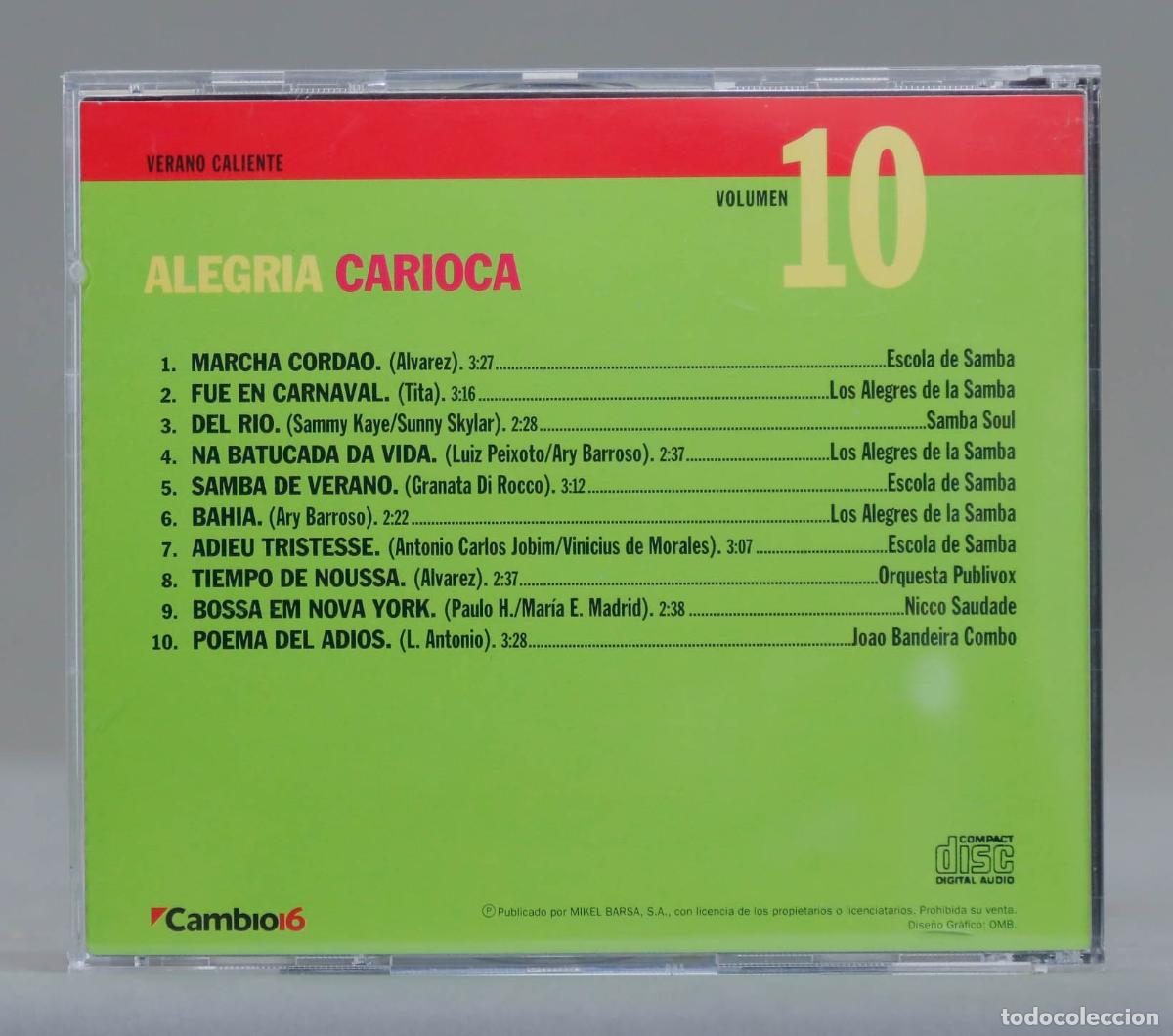 CDs de m&uacute;sica: CD. ALEGRIA CARIOCA - Foto 2