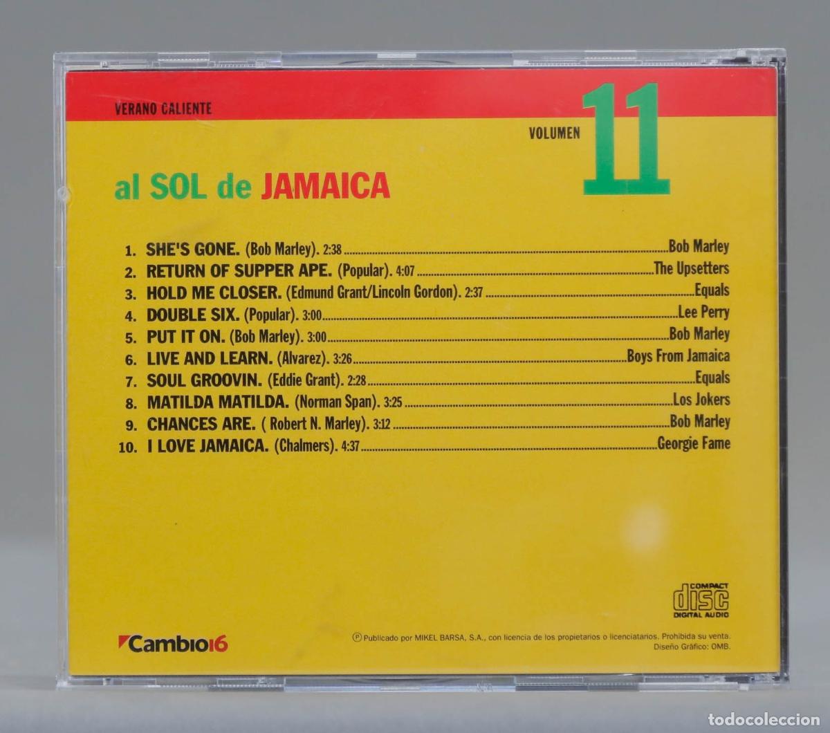 CDs de m&uacute;sica: CD. AL SOL DE JAMAICA - Foto 2