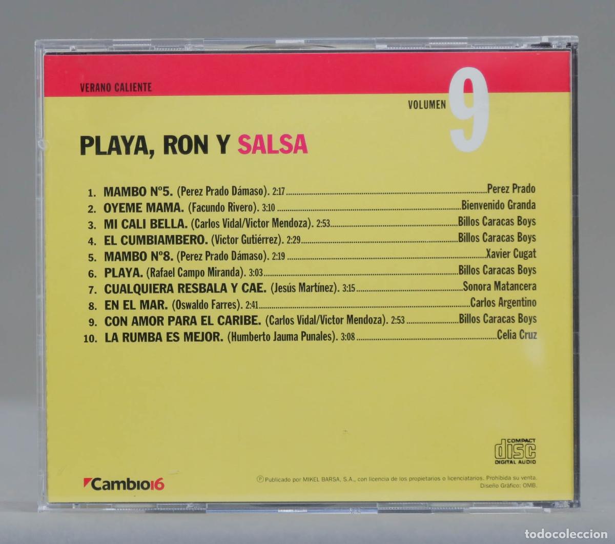 CDs de m&uacute;sica: CD. PLAYA, RON Y... SALSA - Foto 2
