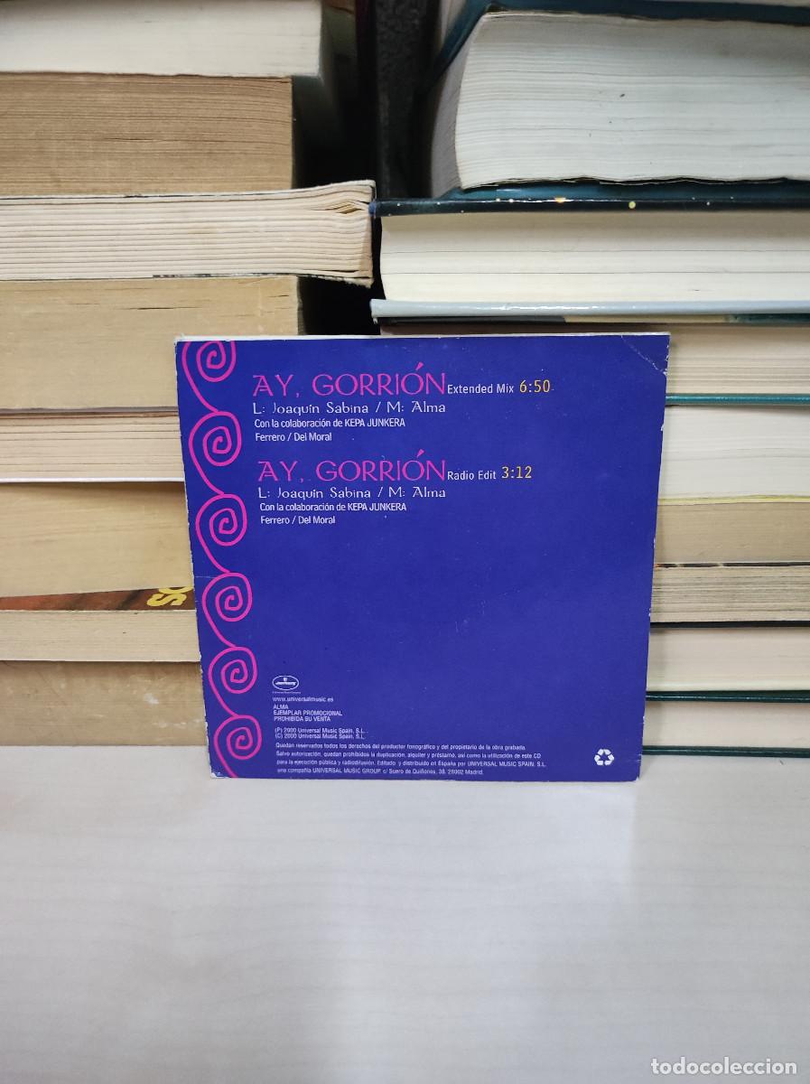 CDs de m&uacute;sica: Alma &ndash; Ay, Gorri&oacute;n - Foto 2