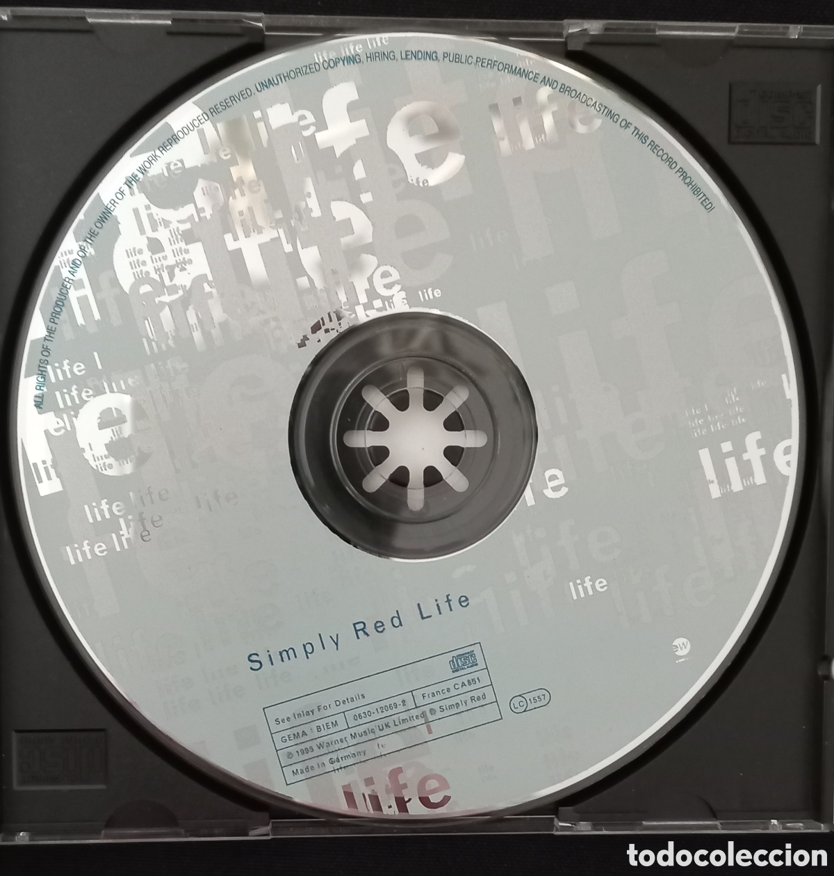 CDs de m&uacute;sica: SIMPLY RED. LIFE, 1995. - Foto 2