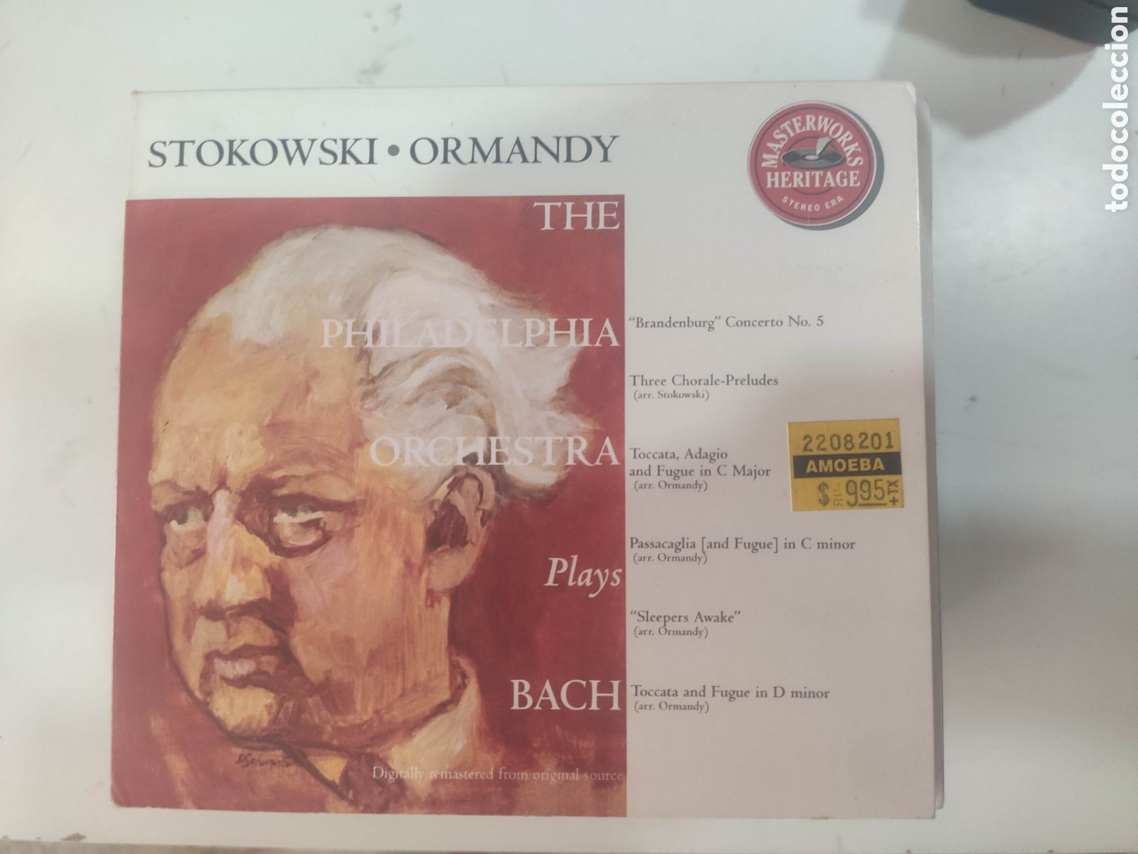 CDs de m&uacute;sica: CD STOKOWSKI. ORMANDY. BACH BRANDENBURG. HERITAGE 2CD Y LIBRETO - Foto 1