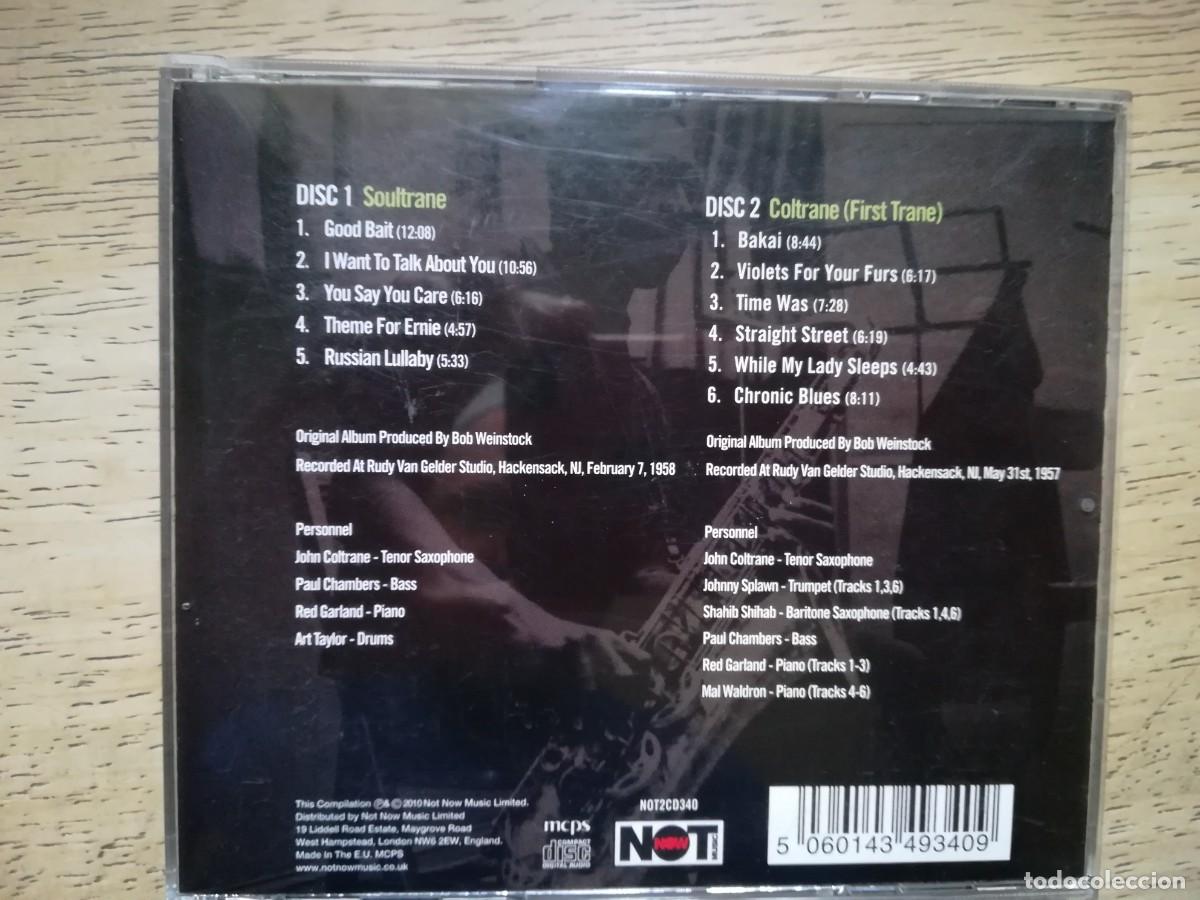 CDs de m&uacute;sica: John Coltrane. Soultrane/ Coltrane. 2CDs - Foto 2