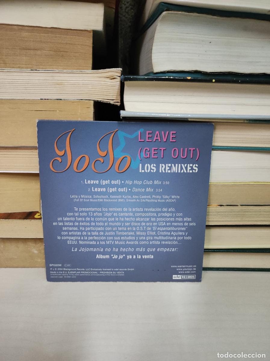 CDs de m&uacute;sica: JoJo &ndash; Leave (Get Out) Los Remixes - Foto 2