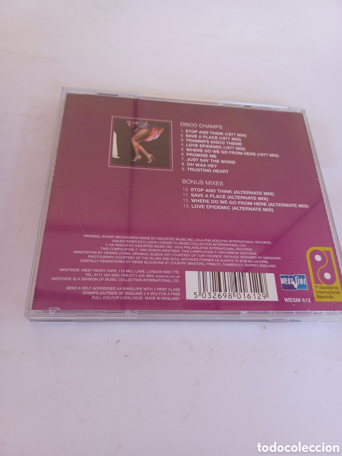 CDs de m&uacute;sica: SCD40 trammps disco chams plus CDSEGUNDAMANO - Foto 2