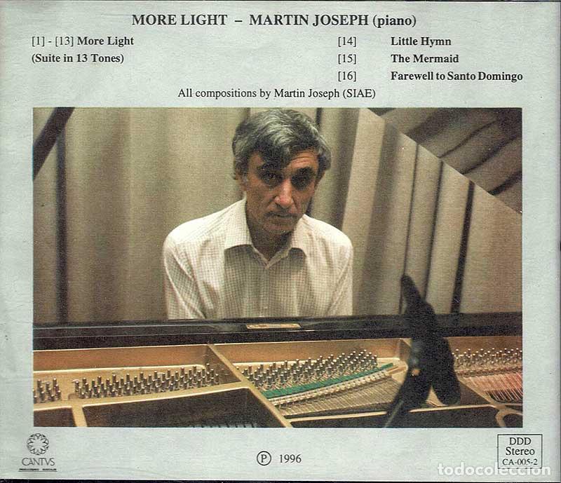 CDs de m&uacute;sica: Martin Joseph - More Light. CD - Foto 2