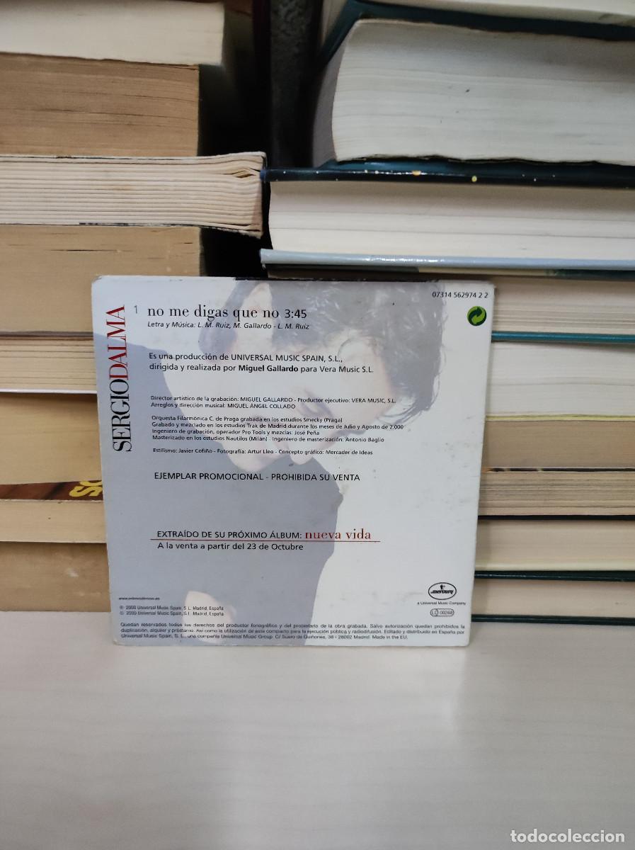 CDs de m&uacute;sica: Sergio Dalma &ndash; No Me Digas Que No - Foto 2