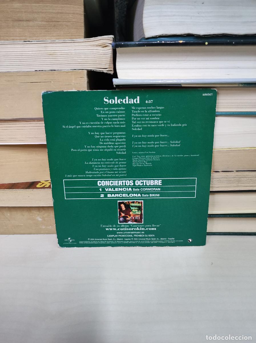 CDs de m&uacute;sica: Coti &ndash; Soledad - Foto 2
