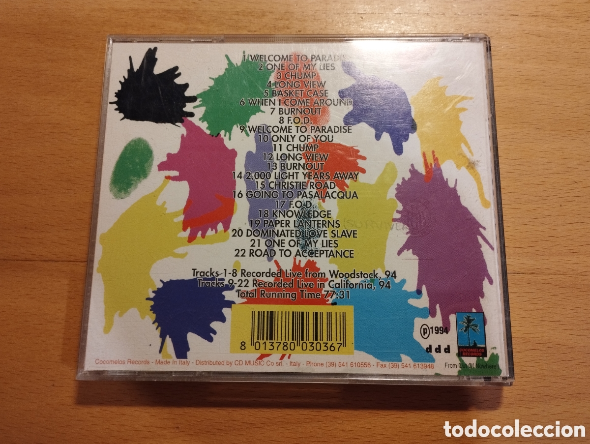CDs de m&uacute;sica: GREEN DAY. HAVING A BLAST (CD) - Foto 3