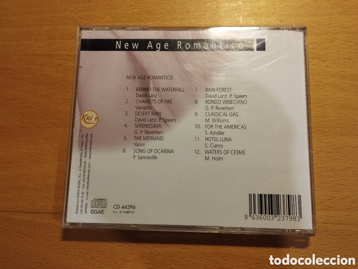 CDs de m&uacute;sica: NEW AGE ROM&Aacute;NTICO (CD) - Foto 3