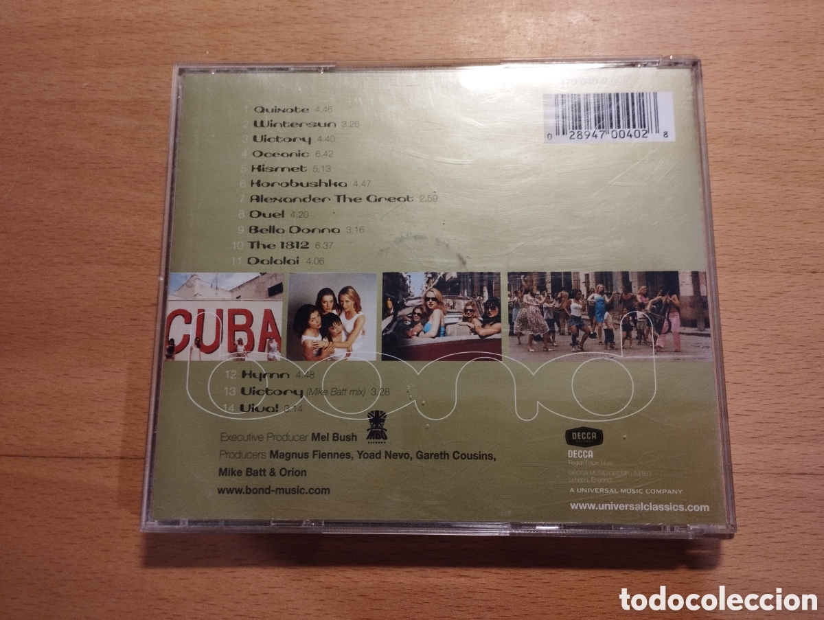 CDs de m&uacute;sica: BOND. BORN (CD) - Foto 3