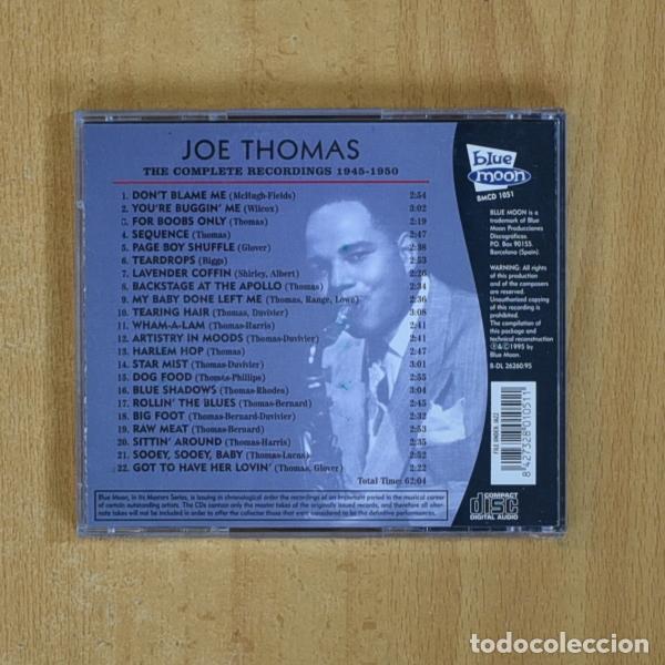 CDs de m&uacute;sica: JOE THOMAS - THE COMPLETE RECORDINGS - CD - Foto 2