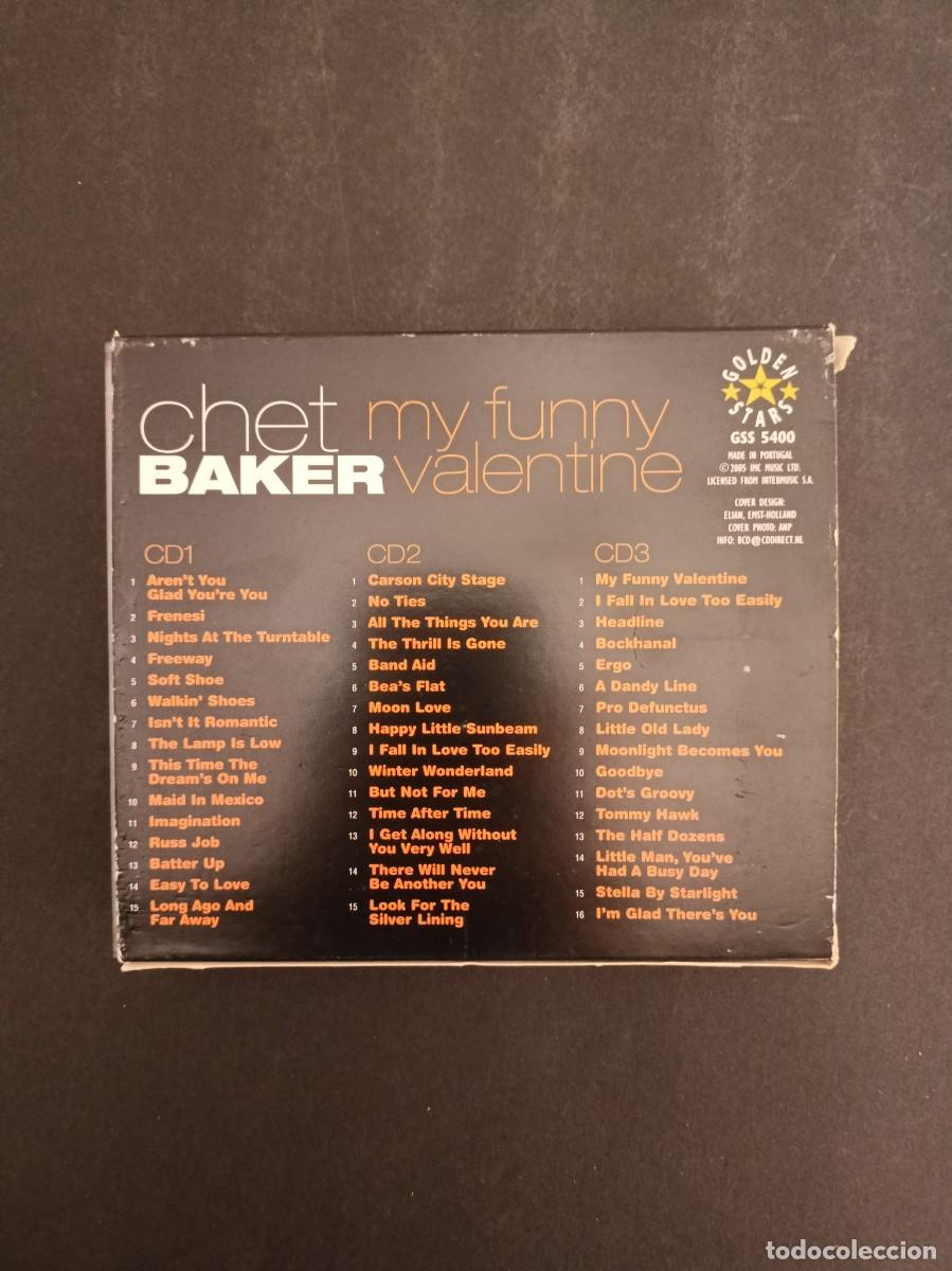 CDs de m&uacute;sica: CHET BAKER. MY FUNNY VALENTINE. 3 CD. - Foto 2