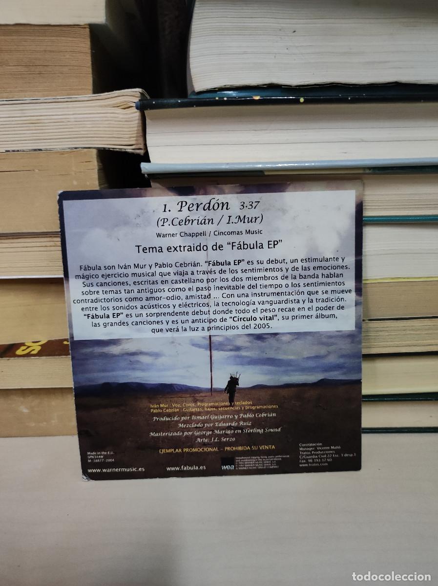 CDs de m&uacute;sica: F&aacute;bula &ndash; Perd&oacute;n - Foto 2