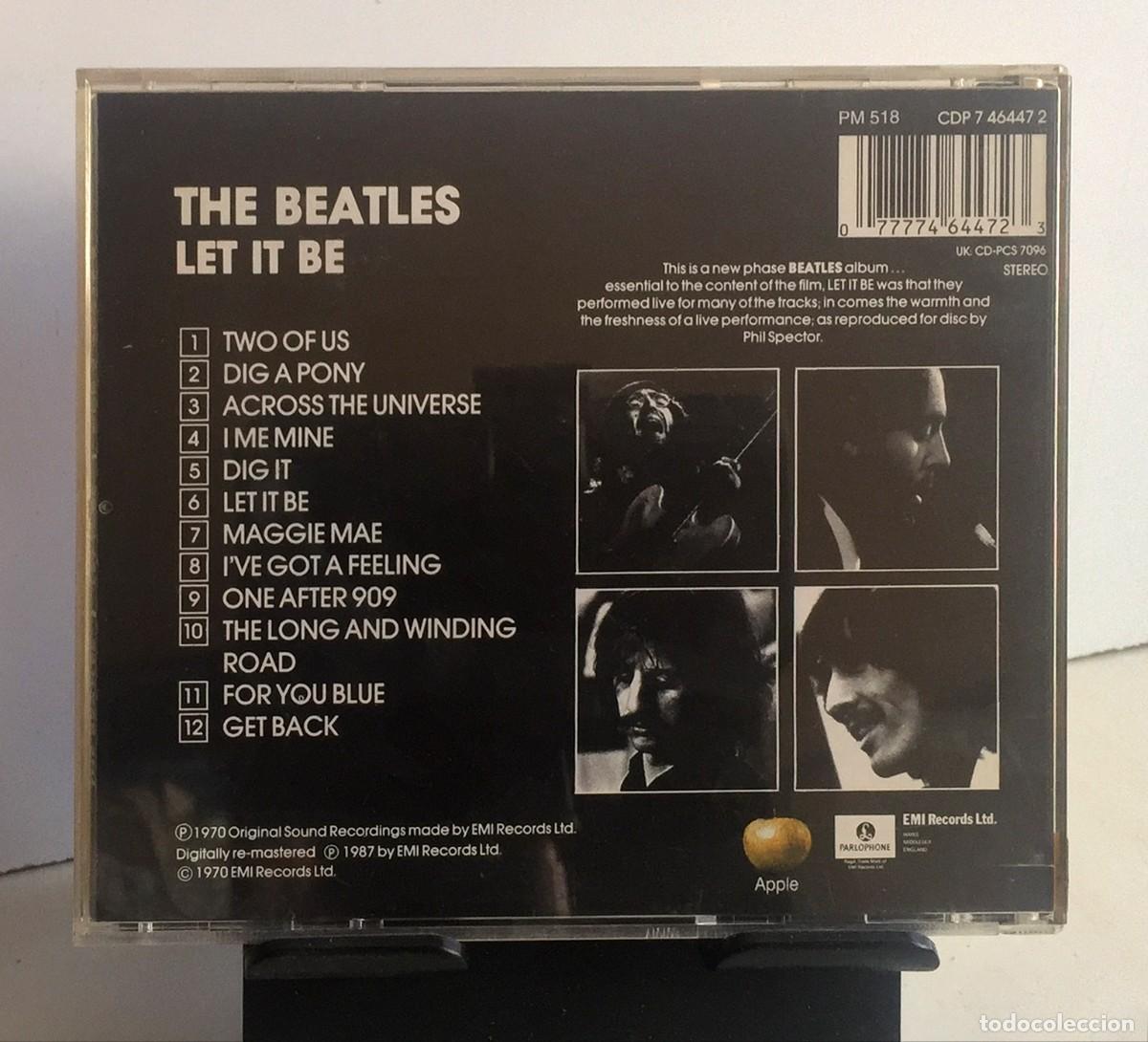 CDs de m&uacute;sica: The Beatles &lrm;&ndash; Let It Be - CD - Foto 2