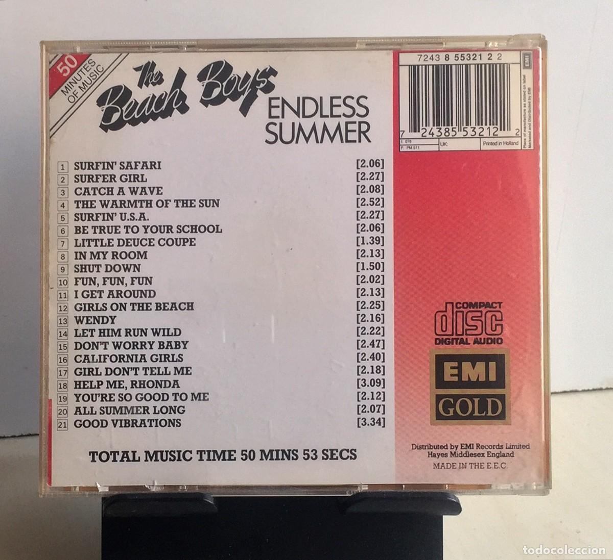 CDs de m&uacute;sica: The Beach Boys - Endless Summer - CD - Foto 2