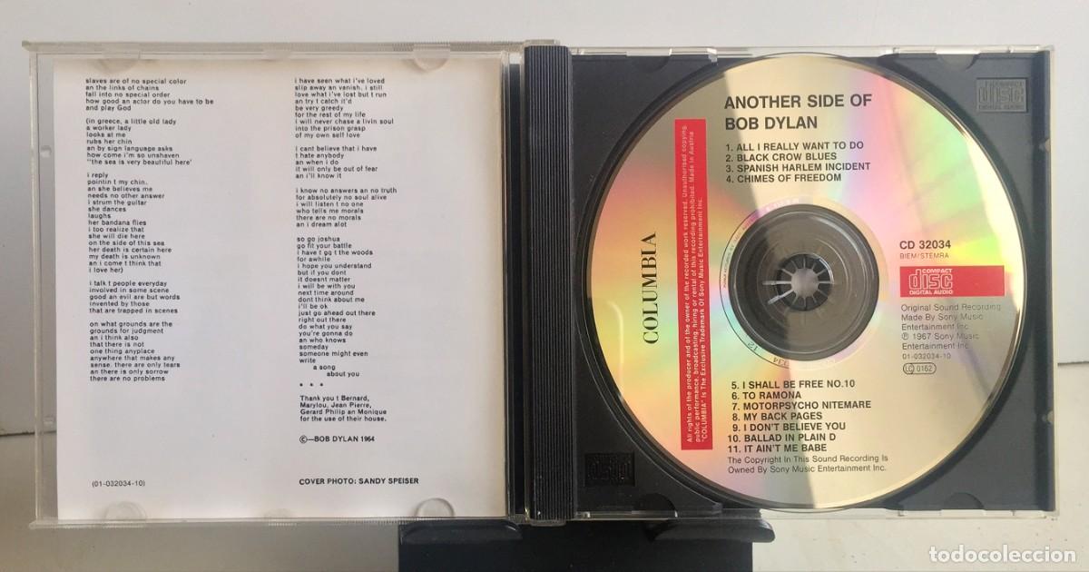 CDs de m&uacute;sica: Bob Dylan - Another Side Of Bob Dylan - CD - Foto 3