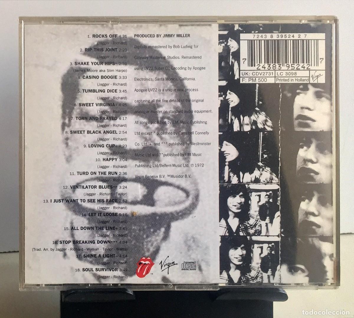CDs de m&uacute;sica: The Rolling Stones - Exile On Main St. - CD - Foto 2