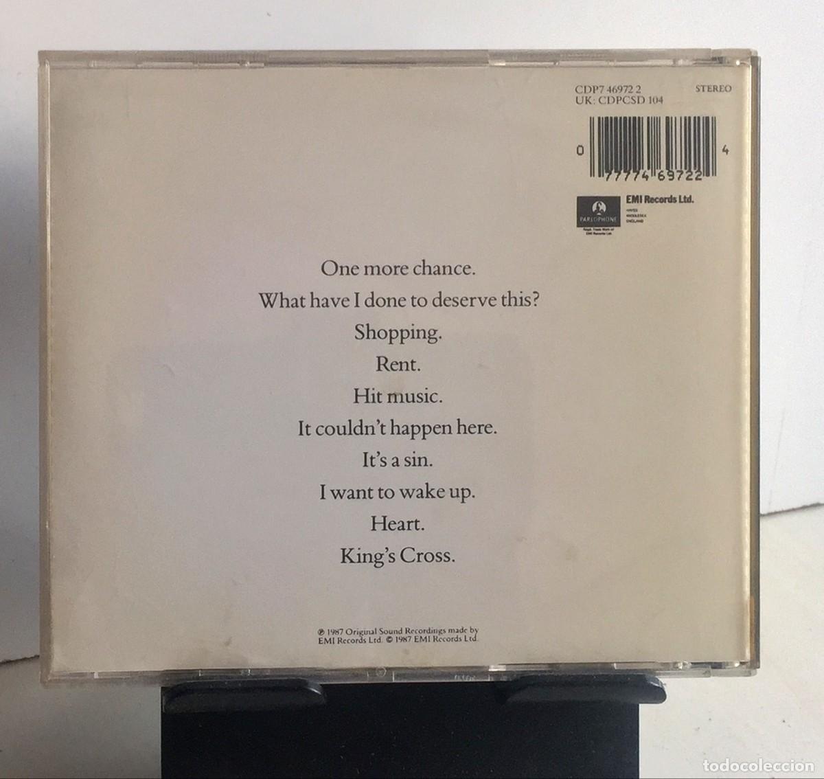 CDs de m&uacute;sica: Pet Shop Boys - Actually - CD - Foto 2