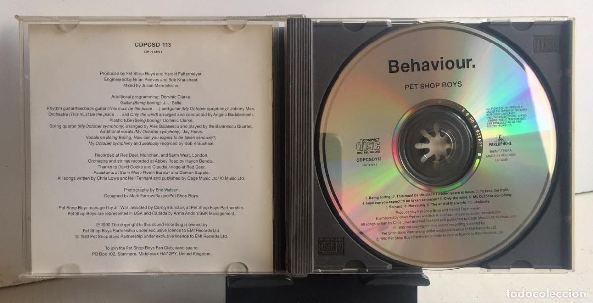 CDs de m&uacute;sica: Pet Shop Boys - Behaviour - CD - Foto 3