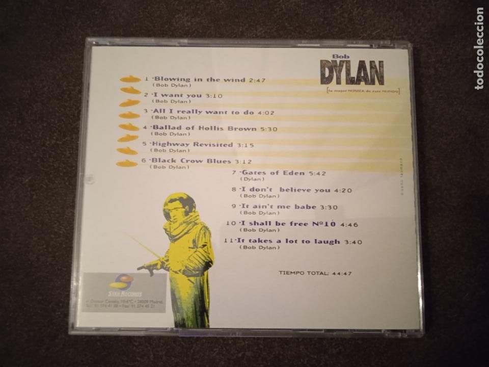 CDs de m&uacute;sica: CD- bob dylan 11 grandes exitos en version original - Foto 4