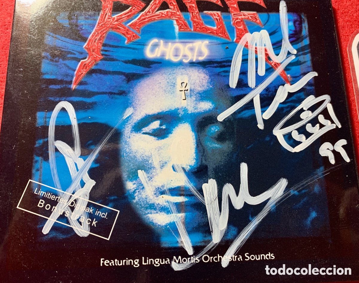 CDs de m&uacute;sica: Rage-Firmado Cd Ghosts- - Foto 3