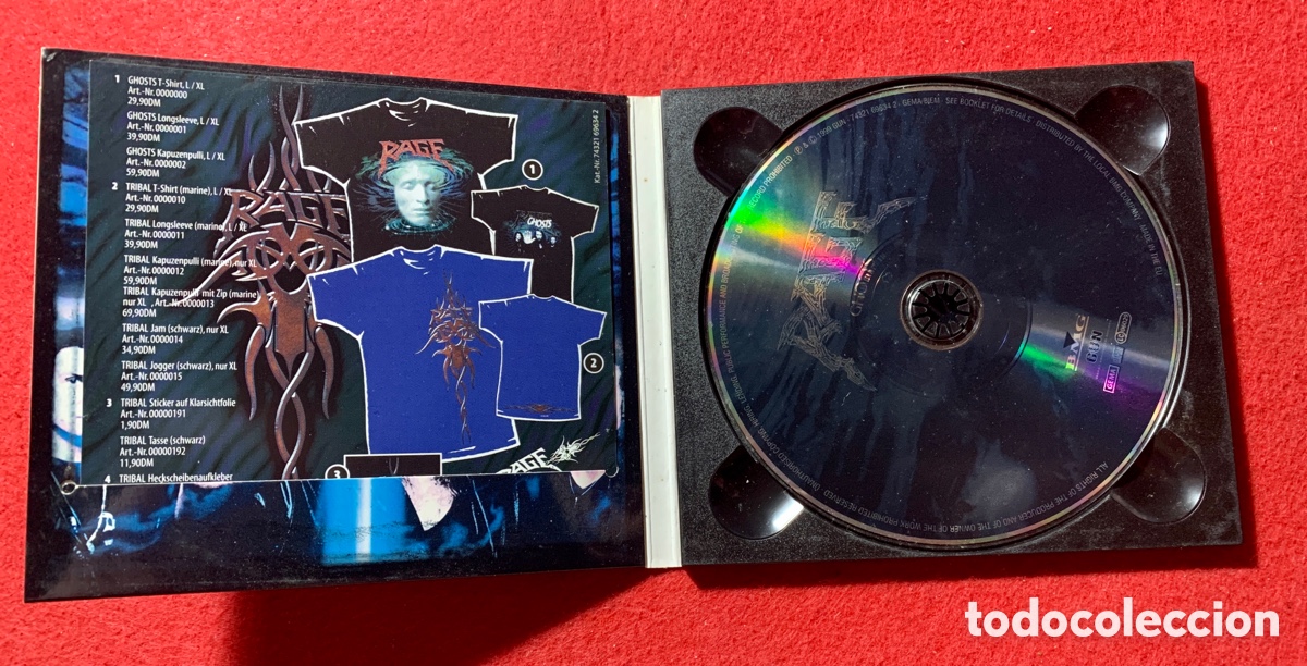 CDs de m&uacute;sica: Rage-Firmado Cd Ghosts- - Foto 4