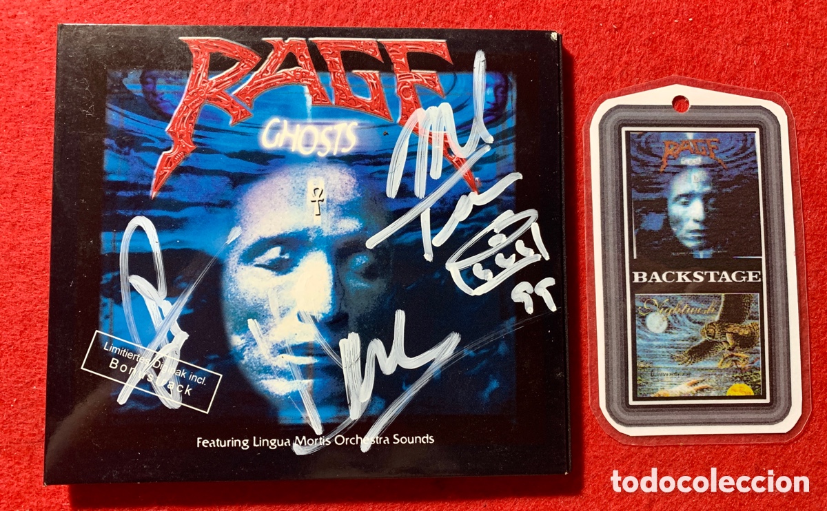 CDs de m&uacute;sica: Rage-Firmado Cd Ghosts- - Foto 1