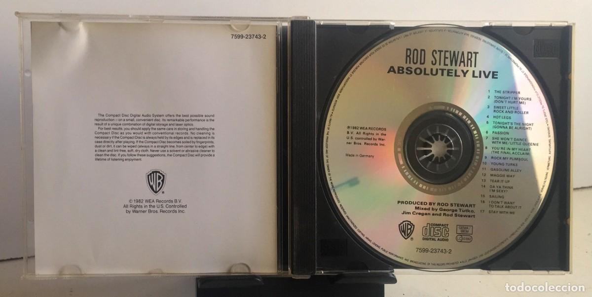 CDs de m&uacute;sica: Rod Stewart - Absolutely Live - CD - Foto 3