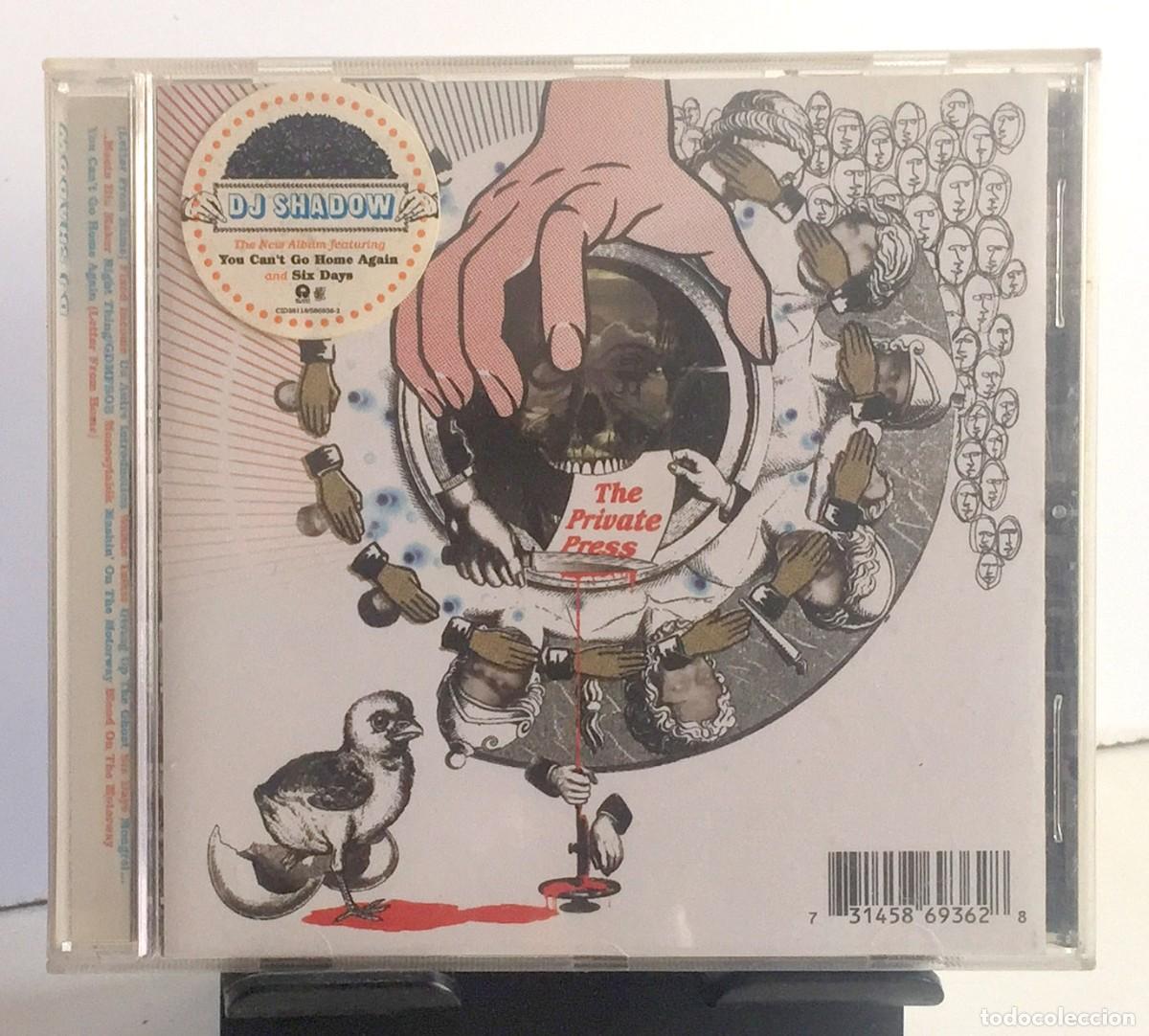 CDs de m&uacute;sica: DJ Shadow - The Private Press - CD - Foto 1