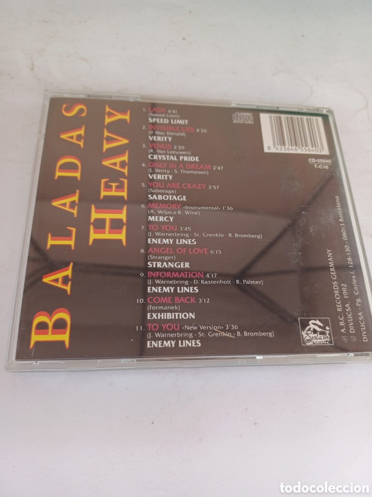 CDs de m&uacute;sica: SCD46 Baladas heavy CDSEGUNDAMANO - Foto 2